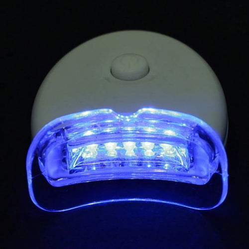 Teeth Whitening Light Electric Hand Cleaning Tool Whitening Accelerator LED Light Teeth Whitener Mouthpiece